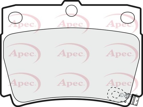 Apec rear brake - pad, for