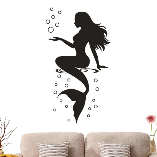 Mermaid wall sticker - wall,