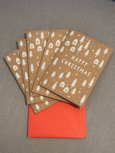Paperchase brown white happy - brown, &