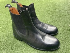 Toggi Leather Ottowa Black Pull On Ankle Boots UK 9. Worn Once To Try Briefly