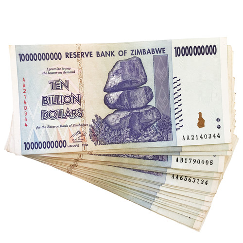 Zimbabwe one billion - one, 10