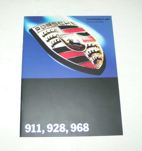 Brochure porsche 968 - brochure/brochure,