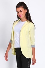 Blazer With Pockets 3/4 Sleeve