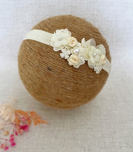 Baptism christening headband - baptism,