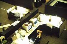 OFFICE CUBICLES COMPUTERS 7-96