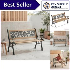 Elegant 3-Seater Garden Bench