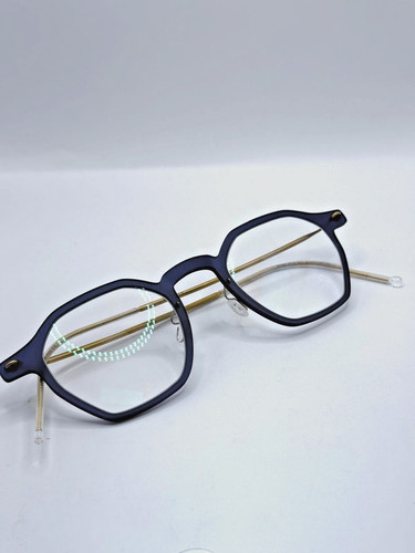 Lindberg frame navy - blue, gold