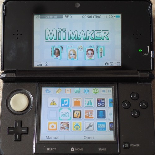 Nintendo 3ds black grey - &,