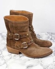 RUSSELL & BROMLEY Rockafella Brown Suede Ankle Boots, Size UK 3 / EU 36