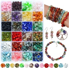 Natural Crushed Gemstone Beads