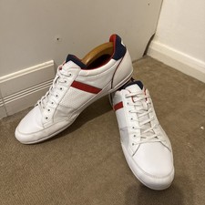 Men's Lacoste Chaymon 0722 1 CMA Trainers In White in Size 10 UK
