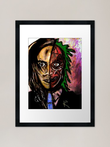 Evil twin framed art - framed,