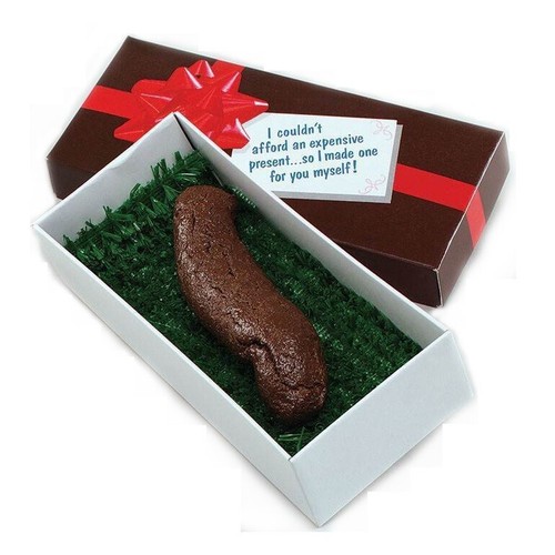 Poo gift box crap present - in,