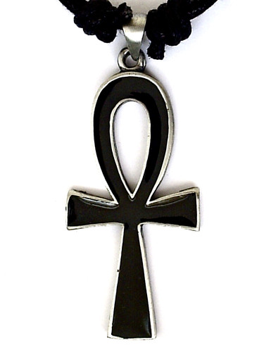 P0479 egyptian ankh black - p0479,
