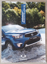 Ssangyong Korando Sports Range Brochure c.2015 - SX  EX  EXT  Pick-Up
