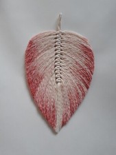 Macrame Feather Leaf Hand Dyed