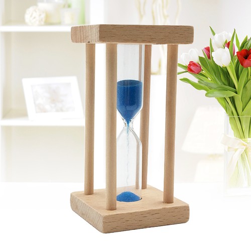 Reusable green sandglass timer - green,