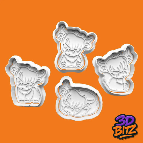Highland cow cookie cutter - highland,