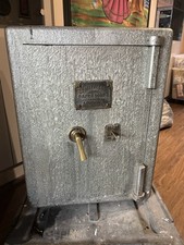 Vintage Antique Fireproof Large Cupboard Floor Safe with Key Lock
