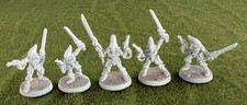 Games Workshop Warhammer 40K Eldar Striking Scorpions and Exarch OOP from 1991