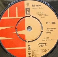 MR BIG - ROMEO - 7" Vinyl 45