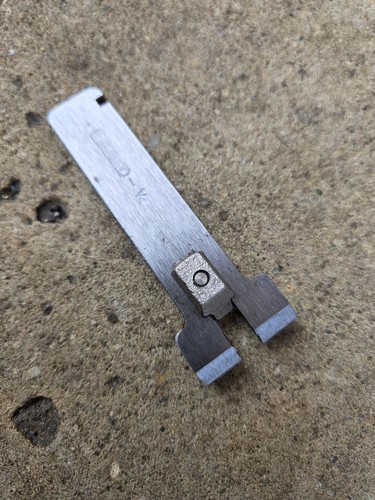 Notched stanley match - 1/4",