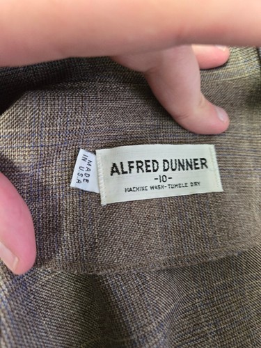 Alfred dunner brown plaid - dunner,