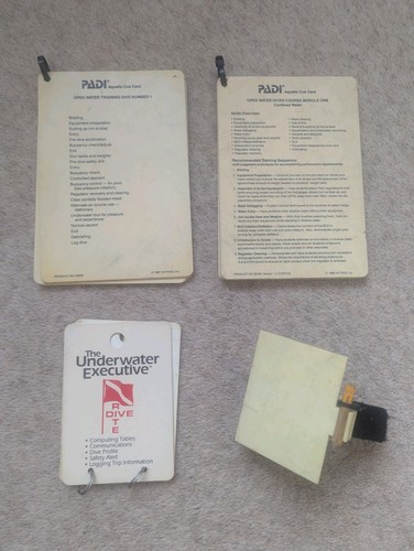 Vintage padi diving - vintage,