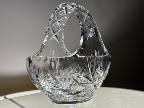 Vintage clear pressed glass - vintage,
