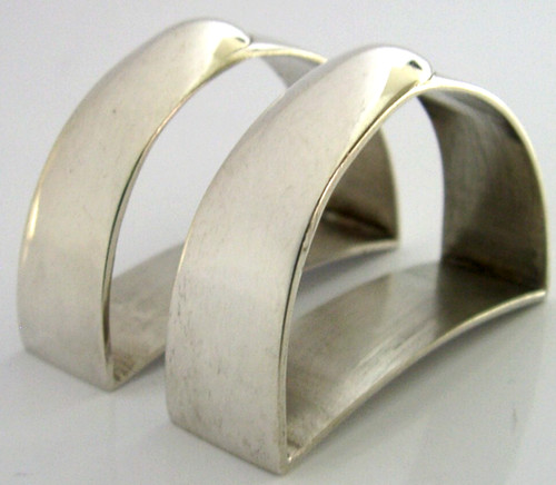 Pair solid sterling silver - solid,