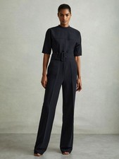 REISS June Wide Leg Belted