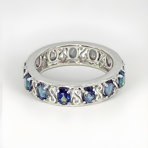 Silver mystic topaz - silver, ring