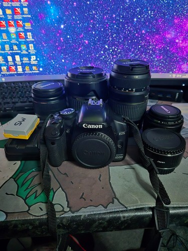 Canon eos 450d - canon, and