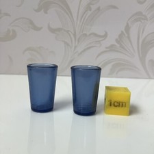 Barbie Blue Glasses Cups Accessories Set Dream House Drink  Drinks (A1)