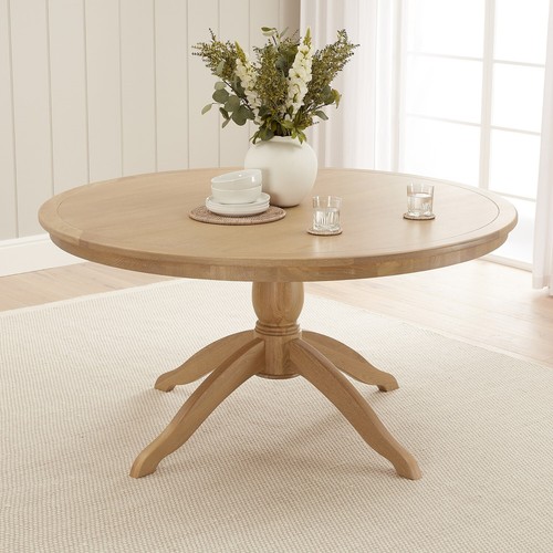Dining table classic whitewash - dining,