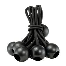 6" elasticated bungee ball toggles/tie down stretchy loops