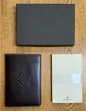 Patek Philippe brown leather wallet & notepad with refill paper. New & boxed.