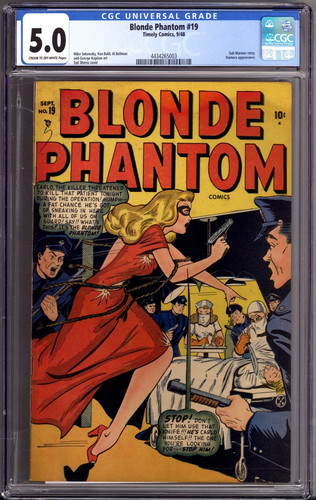 Blonde phantom comics cgc - comics, 19
