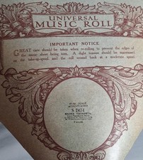 Vintage universal song roll - vintage,
