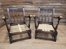 Pair of Ercol Blue Label Renaissance Armchairs Original Cushions Restoration