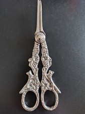 Silver plated grape scissors - silver,