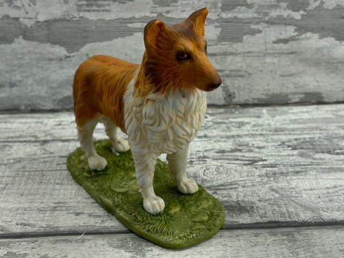 Collie dog figurine lassie - dog,
