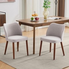 Set of 2 Wooden Leg Padded