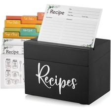 DRASTAR Recipe Box, Wooden