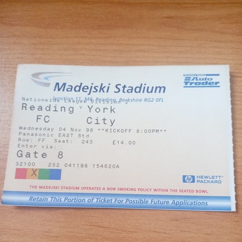Ticket 1998 1999 11 - :, 1998/1999
