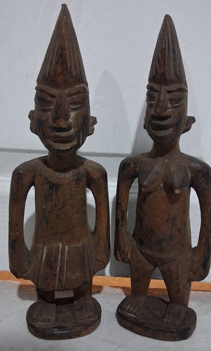 Yoruba ere ibeji wooden twin - ere,