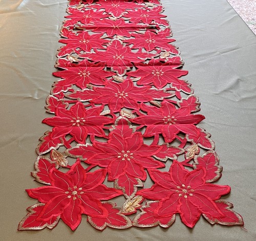 Red green gold - red, poinsettia