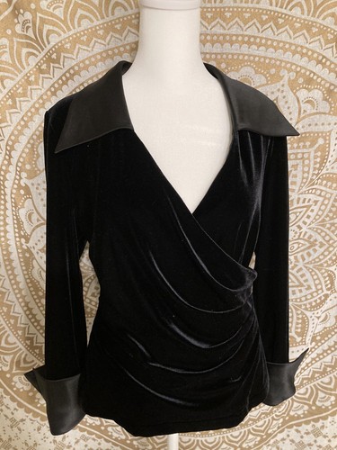 Vintage y2k black - black, velvet