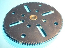 Meccano black gear wheel, part