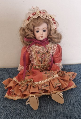 Vintage handpainted doll - vintage,
